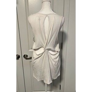 American Eagle Soft and Sexy Ribbed Tank open twist back oversized size s
